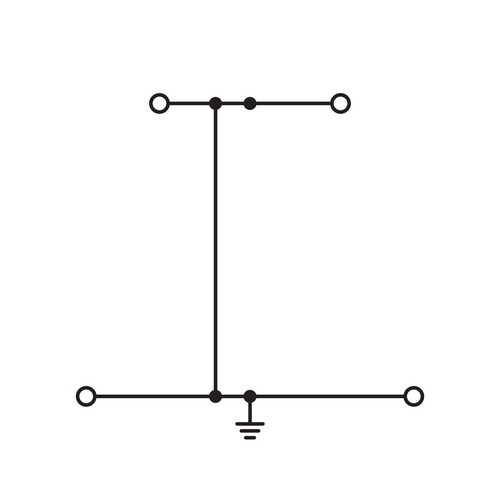 280-517 Wago PE-Klemme 2,5mm ge/gr Doppelstockklemme (VPE 50 Stk) Produktbild Additional View 1 L