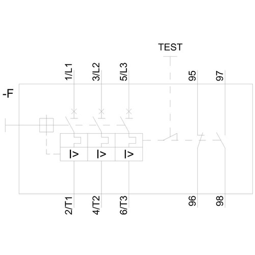 3RV2111-1EA10 Siemens LEISTUNGSSCHALTER SCHRAUBANSCHL. 4A Produktbild Additional View 1 L