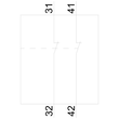 3RV2901-1C Siemens HILFSSCHALTER SEITLICH ANBAUBAR 2OE Produktbild Additional View 1 S