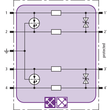 920345 DEHN Kombiableiter-Modul für 2 Doppeladern BLITZDUCTOR XT mit LifeCheck Produktbild Additional View 2 S