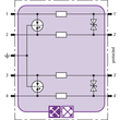 920345 DEHN Kombiableiter-Modul für 2 Doppeladern BLITZDUCTOR XT mit LifeCheck Produktbild Additional View 1 S