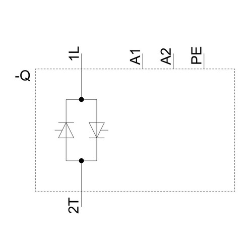 3RF2340-1BA02 SIEMENS Halbleiterschütz 1phasig AC51 40A / AC15 20A Produktbild Additional View 1 L