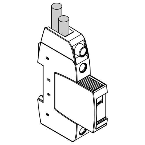 952589 DEHN Stiftanschlussklemme z. V-Verdrahtung a. Überspannungsschutzgerä Produktbild Additional View 1 L