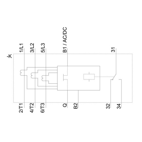 3RR22421FW30 Siemens ÜBERWACH-REL.F.3RT2 S0 DIG.4-40A 20-400HZ 3-PH24-240VAC/DC1W Produktbild Additional View 1 L