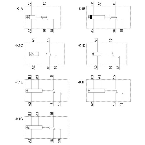 7PV15081AW30 Siemens ZEITRELAIS 1 WECHS. 7 FUNKT.7 ZEITB.0,05S-100H AC/DC 12-240V Produktbild Additional View 1 L