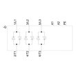 3RF2440-1AC55 Siemens Halbleiterschütz 3Phasig 3RF2 AC51 40A 40 GRAD Produktbild Additional View 1 S