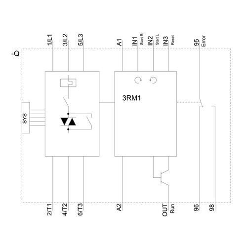 3RM1202-1AA04 Siemens Motorstarter Sirius 0,4-2,0A Produktbild Additional View 1 L