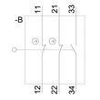 3SE2283-0GA43 SIEMENS SIRIUS Scharnier- Schalter Formstoffgeh. mit Alu-Scharnier Produktbild Additional View 1 S