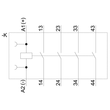 3RH2140-2BB40 Siemens Hilfsschütz 4S DC24V Produktbild Additional View 1 S