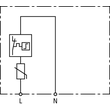 900431 DEHN Überspannungsableiter Typ 2 DEHNcord 1-polig für Elektroinstallation Produktbild Additional View 2 S