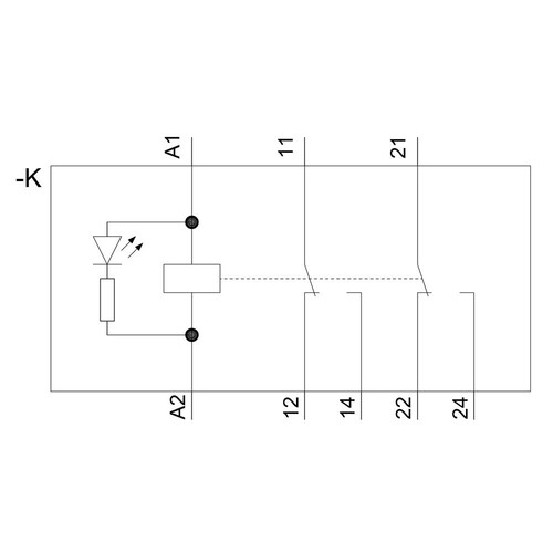 RT4A4T30 Siemens Steckrelais 230V 2WE Produktbild Additional View 1 L