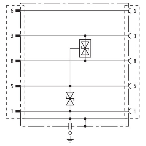 924017 DEHN Überspannungsableiter für D-SUB-Anschluss 9-polig Produktbild Additional View 2 L