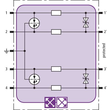920347 DEHN Kombiableiter-Modul für 2 Doppeladern BLITZDUCTOR XT mit LifeCheck Produktbild Additional View 2 S