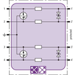 920347 DEHN Kombiableiter-Modul für 2 Doppeladern BLITZDUCTOR XT mit LifeCheck Produktbild Additional View 1 S