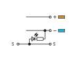 280-560/281-434 WAGO INITIATORENKLEMME M.LED 24V PNP Produktbild Additional View 1 S