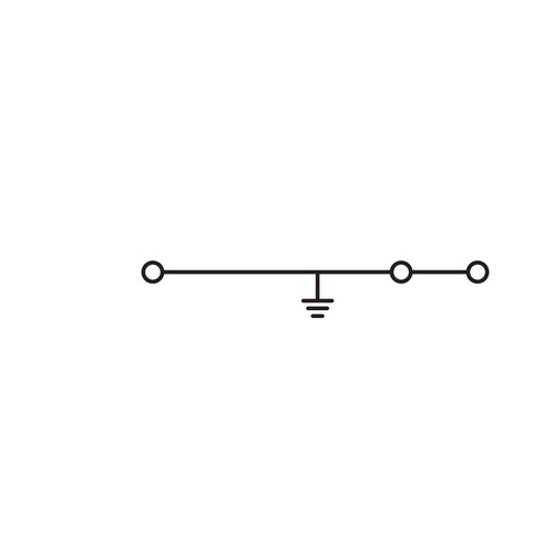 Verteilerklemme, PE-Schutzleiter grün, f. Tragschiene, 7 x 16mm²