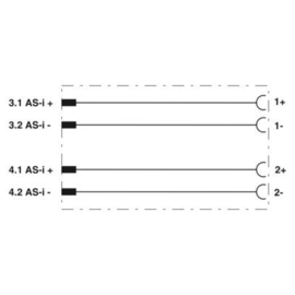 1407579 Phoenix SAC-ASI-J-Y-B-FFKDS Produktbild front M