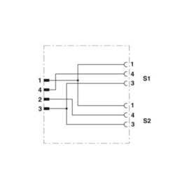 1696183 Phoenix SAC-3P-M 8Y/2XM 8FS Produktbild front M