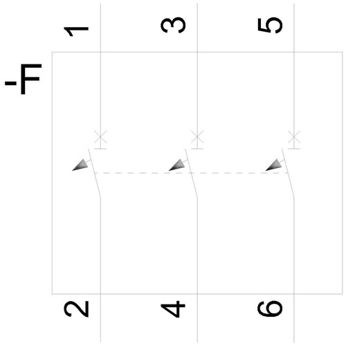 5SY7320-8 Siemens Leitungsschutzschalter 400V 15kA, 3-pol., D, 20A, T=70mm Produktbild Additional View 1 L