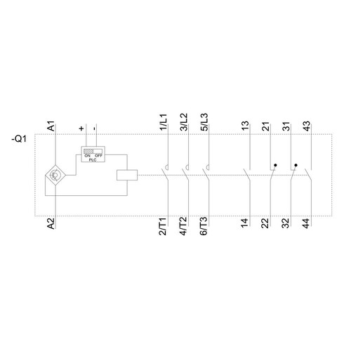 3RT1064-6NP36 Siemens SCHUETZ, 110KW/400V/AC-3 AC(40...60HZ Produktbild Additional View 1 L