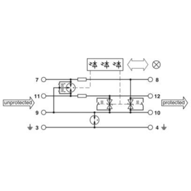 2800788 Phoenix PT-IQ-2X1+F-24DC-UT Produktbild front M