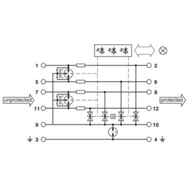 2800983 Phoenix PT-IQ-4X1+F-24DC-UT Produktbild front M
