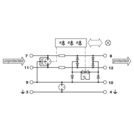 2800995 Phoenix PT-IQ-3-HF+F-12DC-UT Produktbild front M