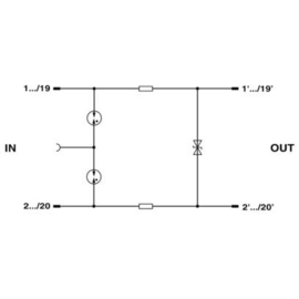 2807968 Phoenix CT 10-2PE/FSR-24 Produktbild front M