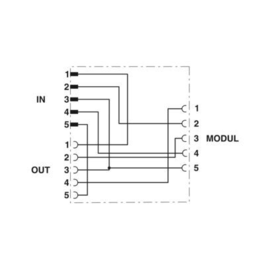 2819163 Phoenix IB L2-M ADAP 1/1 M12 Produktbild front M