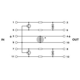 2838254 Phoenix PT 2X2-12DC-ST Produktbild front M