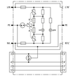 909310 DEHN Überspannungsableiter DEHNprotector Kombiadapter Produktbild Additional View 2 S