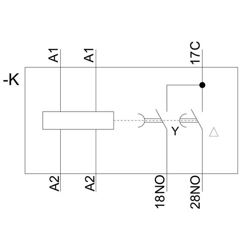 3RP2576-1NW30 Siemens Stern-Dreieck Zeitrelais 12V...240V 50/60Hz Produktbild Additional View 1 L