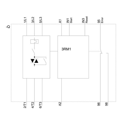 3RM1007-1AA14 Siemens Motorstarter Direktstarter 1,6-7,0 A, 110-230 V Produktbild Additional View 1 L