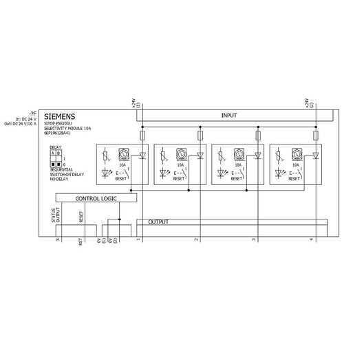 6EP1961-2BA41 Siemens Sitop PSE200U 4Kanal DC 24V Produktbild Additional View 1 L