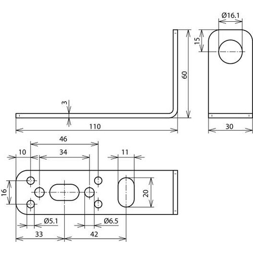 106314 Dehn Befestigungswinkel 90 Grad NIRO Produktbild Additional View 1 L