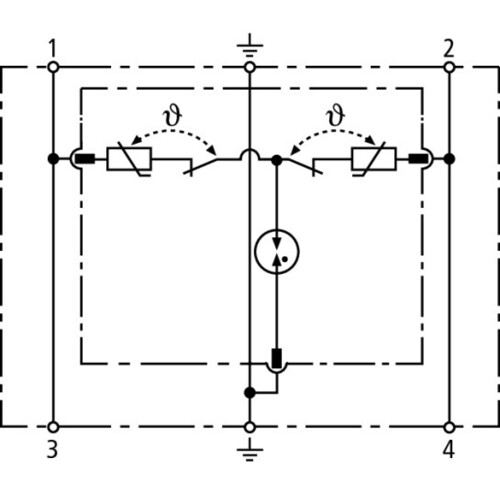 953202 Dehn Überspannungsableiter Typ 3 DEHNrail M Produktbild Additional View 2 L