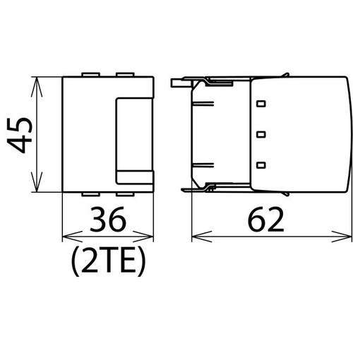 961022 Dehn Funkenstrecken-Schutzmodul Produktbild Additional View 1 L