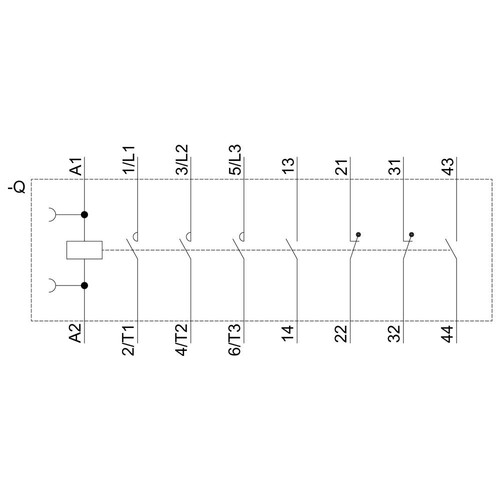 3RT2017-1AP04-3MA0 Siemens SCHUETZ, AC-3 5,5KW/400V, 2S+2OE, AC 230V Produktbild Additional View 1 L