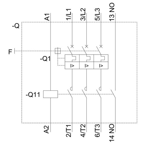 3RA2110-1FE15-1AP0 Siemens Verbraucherabzweig, Direktstarter, S00, Produktbild Additional View 2 L