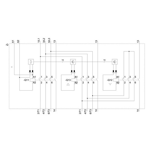 3RA2417-8XF31-2AF0 Siemens Stern- Dreieck-Kombination AC3, 11kW/400V AC11 Produktbild Additional View 2 L