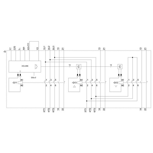 3RA2426-8XE32-2BB4 Siemens Stern- Dreieck-Kombination mit I/O-Link AC3, 2 Produktbild Additional View 2 L