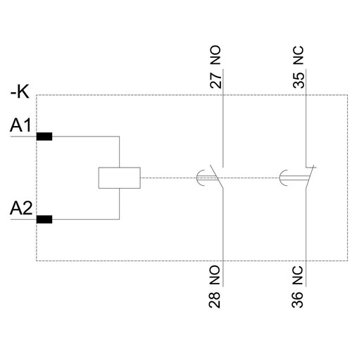 3RA2813-2FW10 Siemens Hilfsschalter, elektron. verzögert, ansprechverz. Rela Produktbild Additional View 2 L