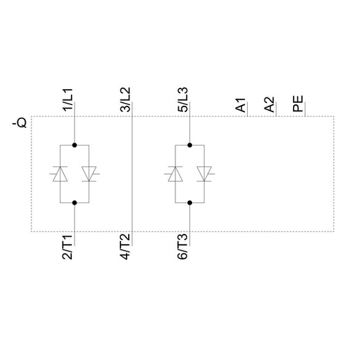 3RF2420-1AB55 Siemens Halbleiterschütz 3RF2, 3-ph. AC51 20A 48-600V/230V AC2-P Produktbild Additional View 2 L