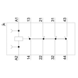 3RH2122-2AP60 Siemens Hilfsschütz, 2S+2Ö, AC 220V/50Hz, 240V/60Hz, S00, Fe Produktbild Additional View 2 S
