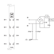 750-428 Wago 4 Kanal Digital Eingangsklemme Produktbild Additional View 1 S