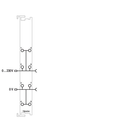 750-614 Wago Potentialvervielfältigungsklemme Produktbild Additional View 1 L