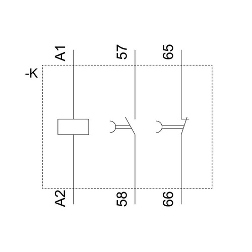 3RT1926-2FK11 Siemens Hilfsschalter Zeitbereich 0,05-1S, AC/DC100-127V Produktbild Additional View 2 L