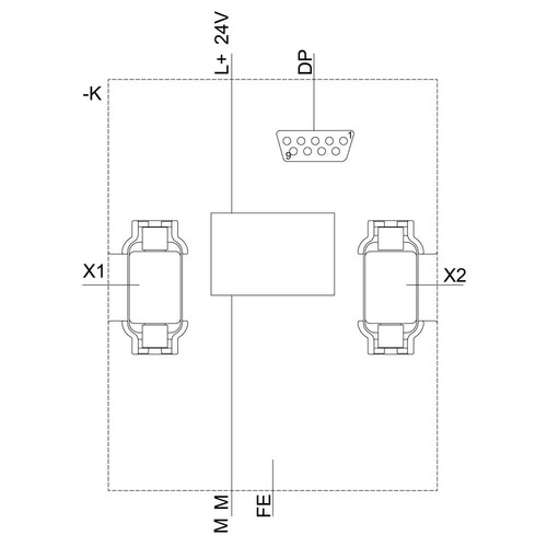 3RK3511-1BA10 Siemens MSS 3RK3, DP-INTERFACE Produktbild Additional View 1 L