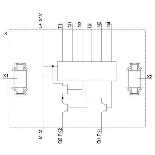 3RK3231-1AA10 Siemens MSS 3RK3, ERWEI. MODUL 2/4 F DI 2 F-DO Produktbild Additional View 1 L