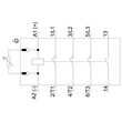 3RT2015-2QB41 Siemens Koppelschütz, AC- 3e, 7 A/3 kW/400V, 3-polig, DC 24V, 1S, Produktbild Additional View 2 S